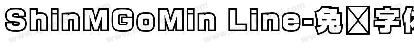 ShinMGoMin Line字体转换